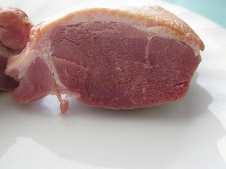 合鴨ハム カモ肉 合鴨ハム カモ肉 合鴨ハム,カモ肉,肉の写真素材