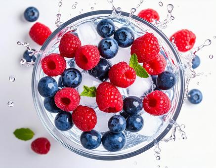 フルーツボウル氷水入り フルーツボウル氷水入りの写真