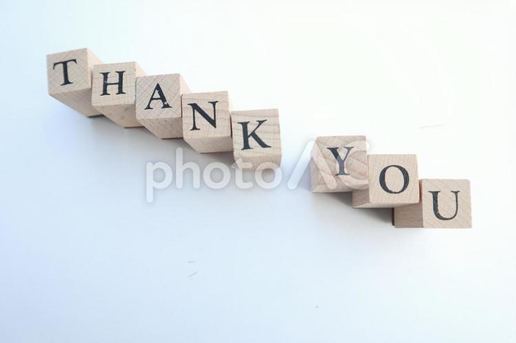 ありがとう　Than kyou　感謝の言葉 母の日,ありがとう,thankの写真素材