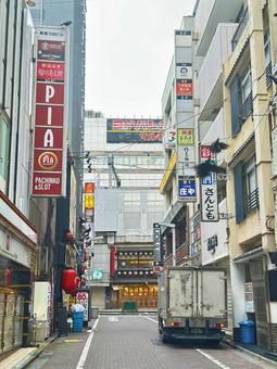 台東区上野 アメ横 商店街付近 台東区上野 アメ横 商店街付近 アメ横商店街付近,アメ横,台東区上野の写真素材