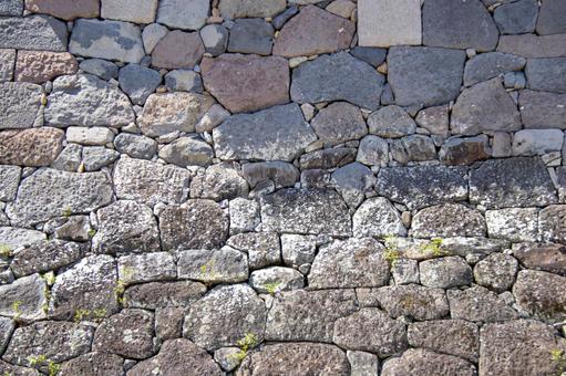 Photo, ishigaki, city, stone, 