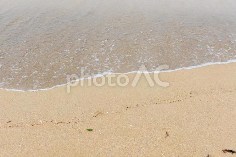 砂浜と波 砂浜,夏,海の写真素材