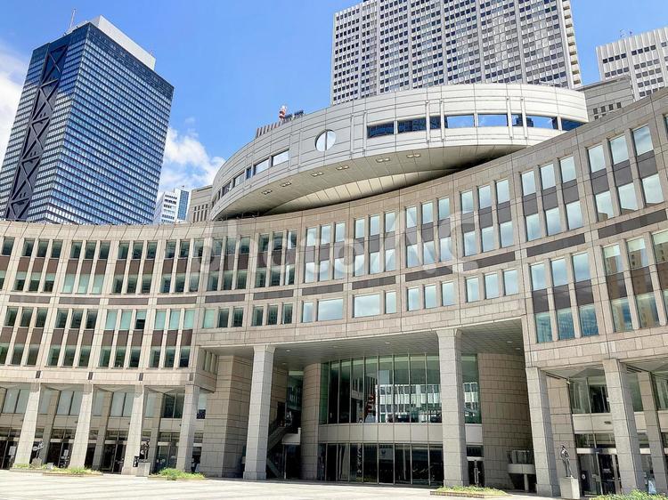 東京風景・都議会議事堂 都議会議事堂,議事堂,会議の写真素材