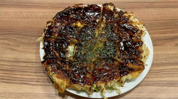 ふきやのお好み焼き ふきやのお好み焼き お好み焼き,ふきや,福岡の写真素材