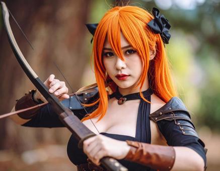 コスプレイヤー・彼女は戦士の写真