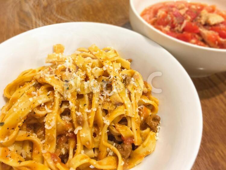 手打ちパスタのイメージ#01 パスタ,生パスタ,イタリアンの写真素材