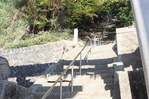 小鷹神社 階段,小鷹神社,玄界島の写真素材