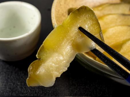 メロンの漬け物 粕漬けの写真