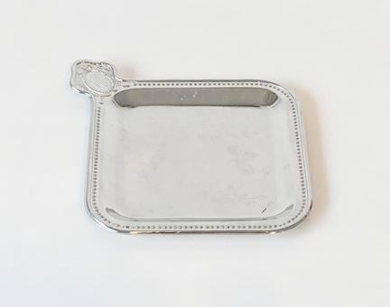 シルバートレイ シルバー,トレイ,トレーの写真素材