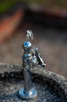 Photo, park, drinking fountains, faucet, 