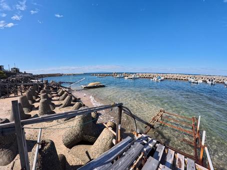 船着場 海岸,海,防波堤の写真素材