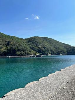 海釣り日和 海釣り日和 海,キレイな海,釣り日和の写真素材
