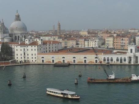 Landscape of Venice · From shipboard, venice, italy, europe, JPG