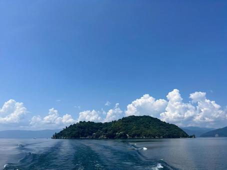 竹生島 竹生島 竹生島,島,琵琶湖の写真素材