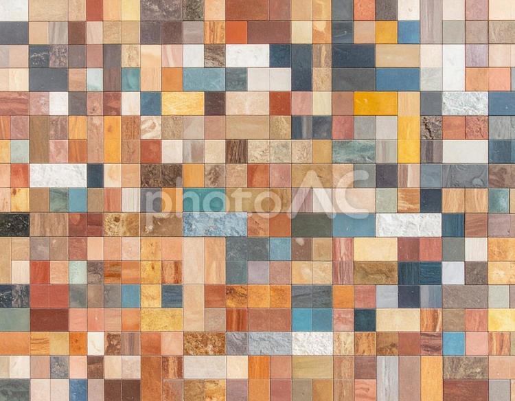 きめ細かいモザイクタイルのテクスチャ タイル,外壁,内装の写真素材