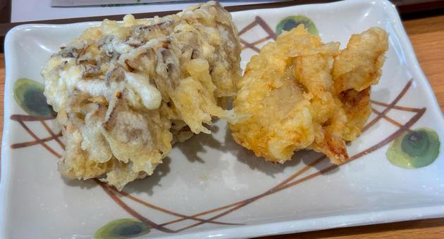 大きい天ぷら 居酒屋,居酒屋メニュー,チキンの写真素材