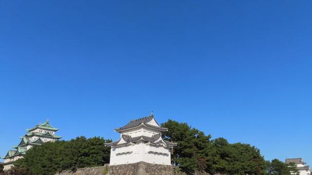 名古屋城　天守　西南隅櫓　東南隅櫓 名古屋城,尾張徳川家,御三家の写真素材