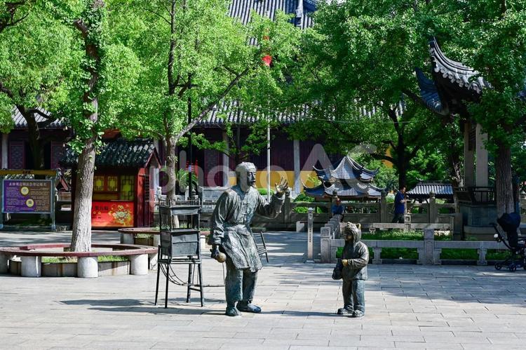 蘇州・玄妙観（観前街） 蘇州,玄妙観,道教の写真素材