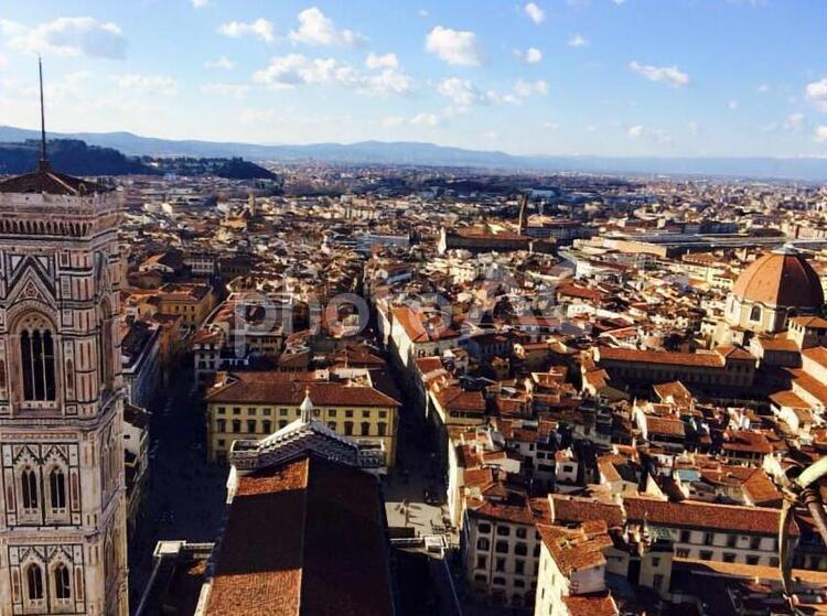 イタリアフィレンツェの街並み 休暇,海外旅行,イタリアの写真素材