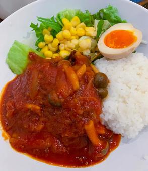 美味しそうなお子様ランチ こどもごはん,キッズメニュー,ワンプレートの写真素材