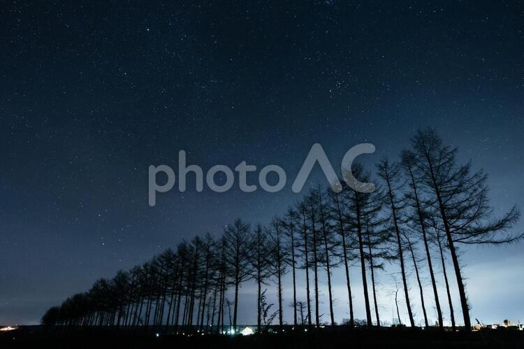 星の軌跡 星,夜空,星空の写真素材