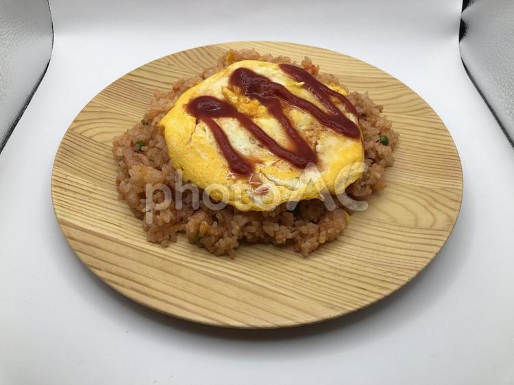 オムライス　自炊　男飯 オムライス,自炊,男飯の写真素材