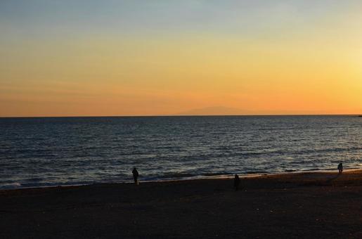 夕日 夕日の写真