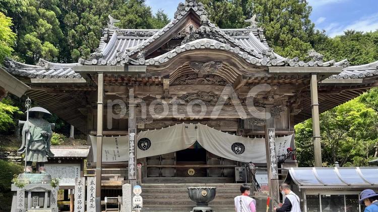 四国八十八ヶ所 11番 藤井寺 本堂 藤井寺,本堂,寺の写真素材