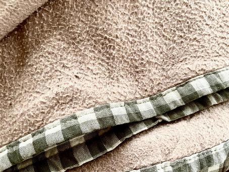 茶色い毛羽だった裏地 裏地,素材,布の写真素材