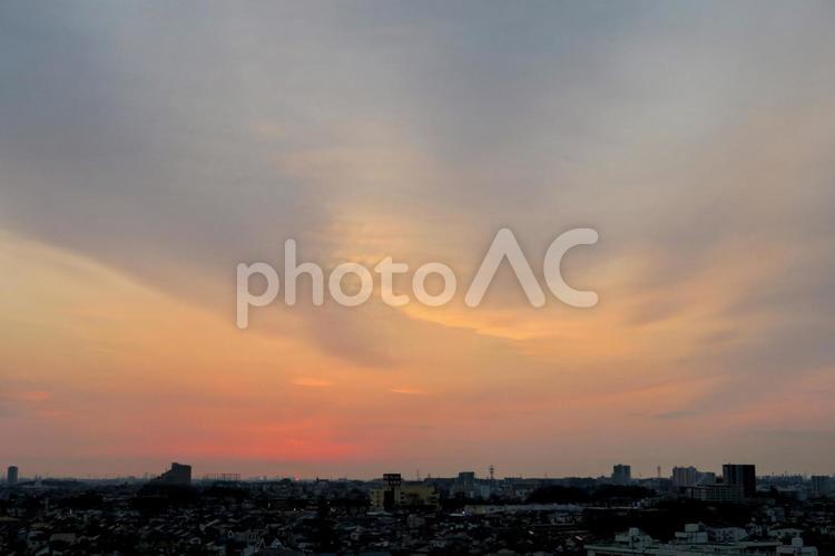 朝焼け　日の出　dawn  日の出,朝焼け,夜明けの写真素材
