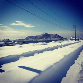 雪景色 雪景色の写真