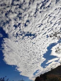 雲の道 空,自然,景色の写真素材