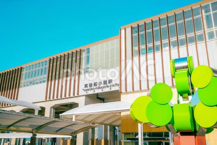 【福岡】筑後船小屋駅の周辺 筑後船小屋,福岡,駅の写真素材