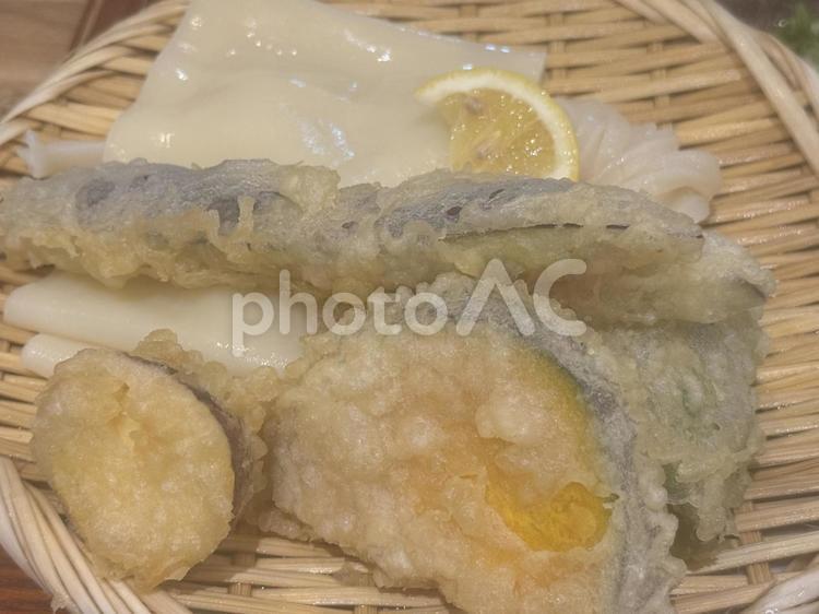 天ぷらうどん 天ぷら,うどん,美味しいの写真素材