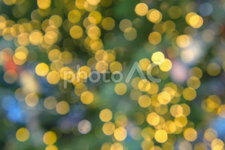 飾り付けられたイルミネーション（ぼかし） イルミネーション,飾り,クリスマスの写真素材