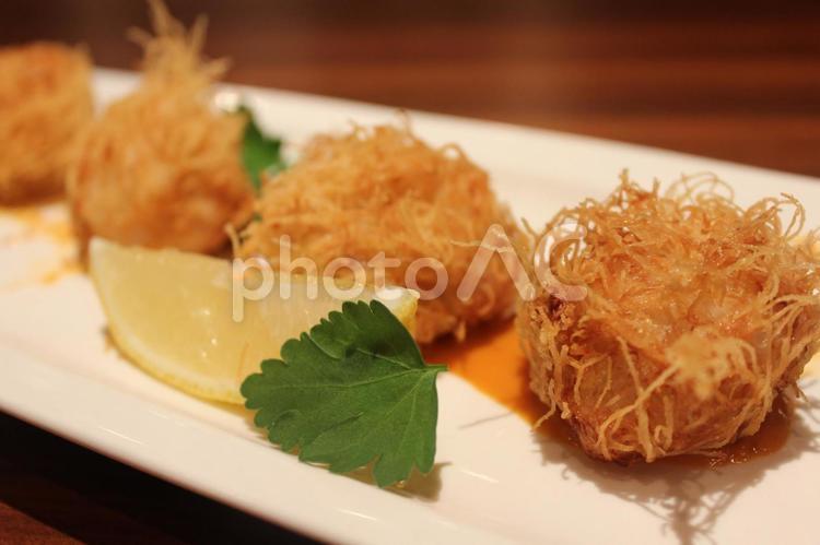 イタリアン　揚げ物 揚げ物,料理,野菜の写真素材