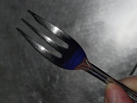 フォーク フォーク,手,指の写真素材