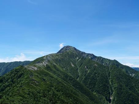 北岳 小太郎山 北岳 小太郎山 北岳,小太郎尾根,小太郎山の写真素材
