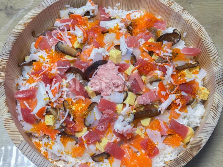 ちらし寿司 ちらし寿司,寿司,ちらしの写真素材