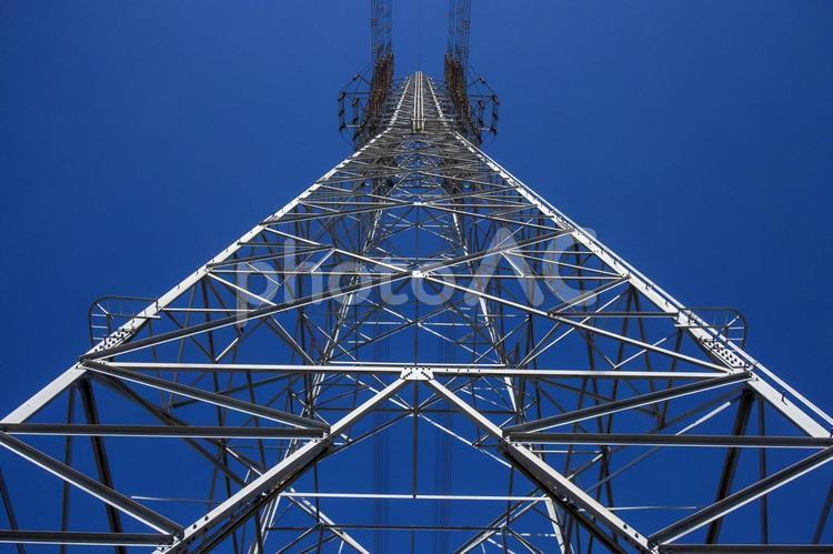 鉄塔20 鉄塔,電力,送電の写真素材