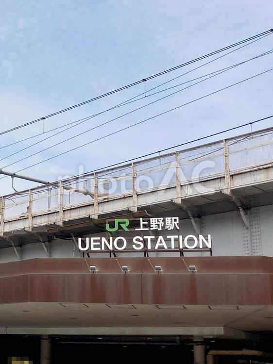 東京風景・上野駅 上野駅,不忍口,駅の写真素材