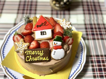 クリスマスケーキ 253 クリスマスケーキ 253 クリスマスケーキ,ケーキ,クリスマスの写真素材