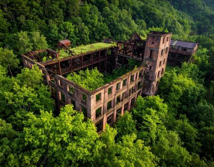 廃墟 廃墟の写真