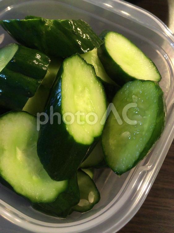 きゅうりの漬物 キュウリ,漬物,料理の写真素材
