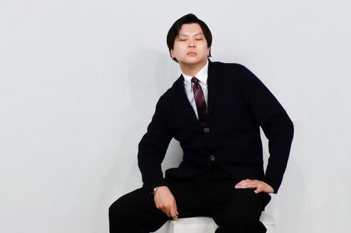 リラックスするビジネスマン リラックスするビジネスマン ビジネスマン,男性,リラックスの写真素材