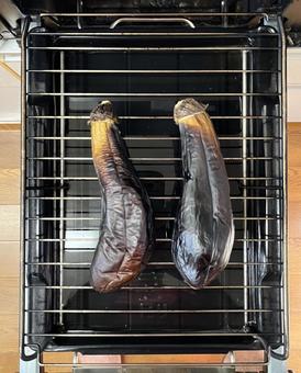 Grilled eggplant, JPG