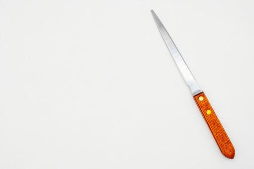 白い背景のレターオープナー レターナイフ,レターオープナー,ペーパーナイフの写真素材