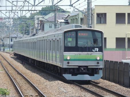 205系横浜線 片倉にて 205系横浜線 片倉にての写真
