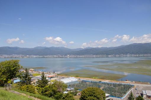 諏訪湖 諏訪湖の写真
