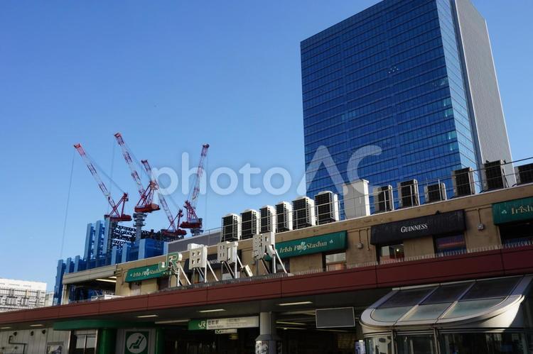 JR山手線　田町駅 田町,田町駅,山手線の写真素材